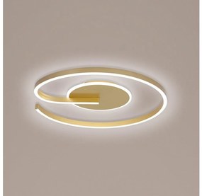 Brilagi -LED ściemnialna lampa sufitowa SPIRAL LED/56W/230V 3000/4000/6000K+pilot