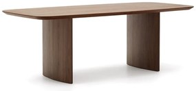 Brązowy stół w dekorze orzecha 100x240 cm Litto – Kave Home