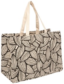 Torba shopper, bawełniana z nadrukiem, 50 x 24 x 35 cm