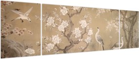 Obraz - Japoński krajobraz z kreskówki (170x50 cm)