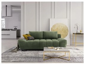 Zielona 3-osobowa sofa rozkładana Windsor &amp; Co Sofas Cumulus