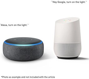 Inteligentna lampa wisząca stal z abażurem 35 cm biała z 2 Wifi A60 - Blitz Nowoczesny Oswietlenie wewnetrzne