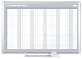 Planer, Tablica suchościeralno-magnetyczna do planowania rocznego LUX, dni, 900 x 600 mm