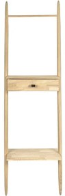 Regał z litego drewna dębowego 30x170 cm Ebern – Villa Collection