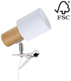 Spot-Light 2236174WK - Lampa z klipsem TREEHOUSE 1xE27/25W/230V