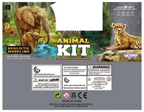 Woopie zestaw figurki safari + mata 24 el.
