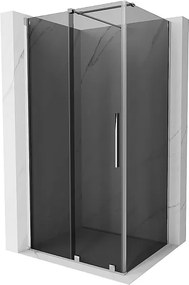 Mexen Velar kabina prysznicowa rozsuwana 110 x 120 cm, grafit, chrom - 871-110-120-41-01