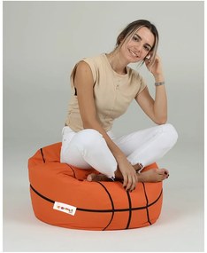 Pomarańczowy dziecięcy worek do siedzenia Basketball – Floriane Garden