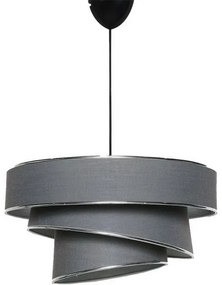 Lampa wisząca Couper - antracyt, srebrny