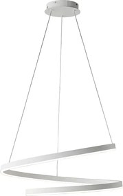 Biała lampa wisząca LED w kształcie spirali - 17X A496 B8-G26