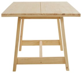 Stół z litego drewna sosnowego w naturalnym kolorze 90x160 cm Derby – Støraa