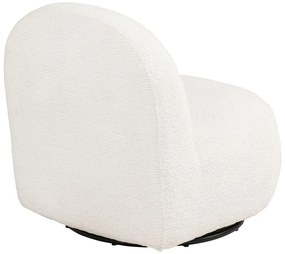Kremowy obrotowy fotel Milo – House Nordic
