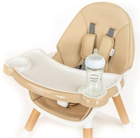 New Baby Krzesełko do karmienia Grace 3w1 beżowe,61 x 101 x 61 cm