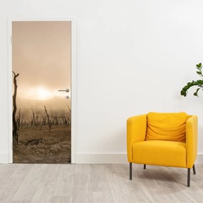Fototapeta na drzwi - Gołe drzewa (95x205cm)