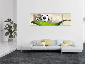 Obraz - Boisko do piłki nożnej (170x50 cm)