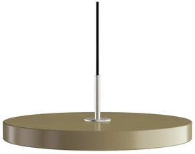 Jasnobrązowa lampa wisząca LED z metalowym kloszem ø 43 cm Asteria Medium – UMAGE