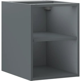 Mexen Box-A szafka otwarta z półką 35 cm, grafit mat - 91AX2-0350-470-0-66