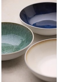 Biało-zielona kamionkowa miska 900 ml Gastro White/Green – Bitz