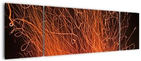 Obraz ognia (170x50 cm)