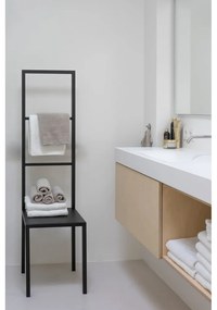 Czarny stalowy stojak na ręczniki Dressbuddy – Spinder Design