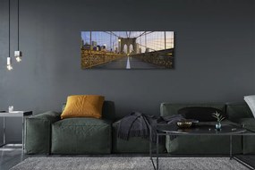 Obraz drukowany na płótnie Skyline o Zachodzie Słońca