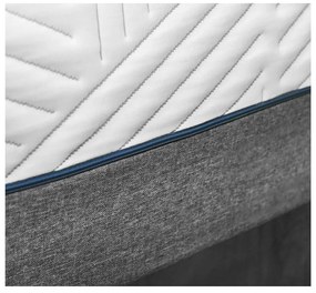 Średnio twardy sprężynowy materac 160x200 cm Azure – MESONICA