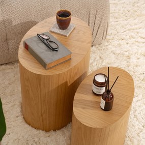 Stół składany Elipse Set Oak, 2 szt.