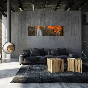 Obraz - Wodospad w Tajlandii (170x50 cm)