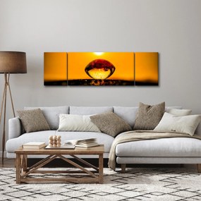 Obraz szklanej kropli (170x50 cm)