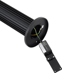 Design Słupek Oświetleniowy Zewnętrzny Czarny 80 cm IP44 - Boris