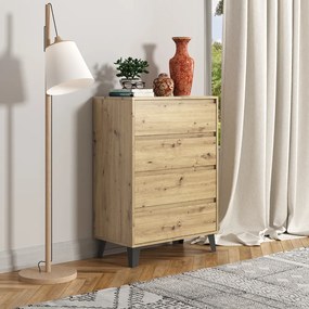 Komoda BOGAN 4S70, dąb Artisan