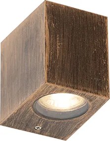 Winylowa lampa ścienna antyczne złoto plastik - Baleno