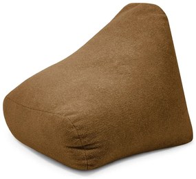 Brązowy dziecięcy worek do siedzenia z materiału bouclé Snug 80 – SLOWDOWN
