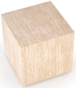 Minimalistyczna kwadratowa ława trawertyn D8-S71