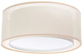 Kremowy minimalistyczny plafon sufitowy - S437-Vilena