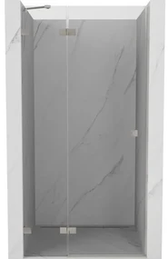 Mexen Lunar drzwi prysznicowe uchylne lewe 70 cm, transparent, nikiel szczotkowany - 834-070-000-97-00-L