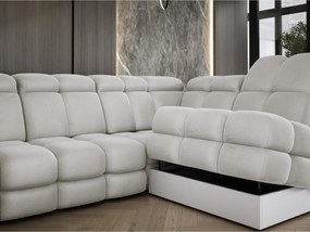 Narożnik TOLLO XL Prawostronny Elektryczna regulacja Tkanina SOLAR 03 WERSAL