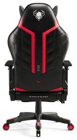 Fotel gamingowy Diablo X-Ray 2.0 Normal Size, czarno-czerwony