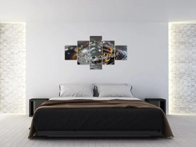 Obraz bransoletki z kropel wody (125x70 cm)
