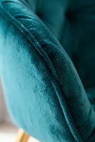 Krzeso Zandel w kolorze zotego aksamitu