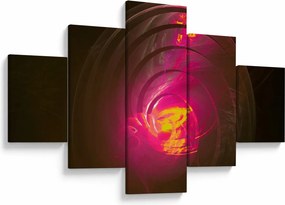 Obraz - abstrakcja spiralna (125x70 cm)