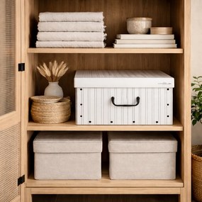 Compactor Pudełko do przechowywania składane Nordic, 50 x 40 x 25 cm, szary