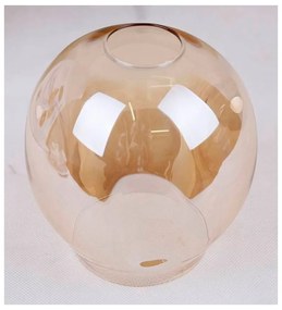 Czarna lampa wisząca ze szklanym kloszem 14x70 cm Aspa – Candellux Lighting