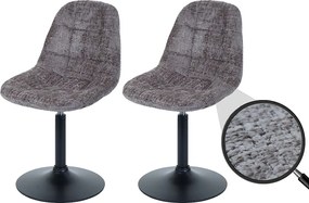 Krzesło do jadalni MCW-A60 (zestaw 2 szt.),  brązowe