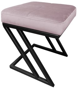 Pufa ZETA LOFT ławka taboret podnóżek metal MG55