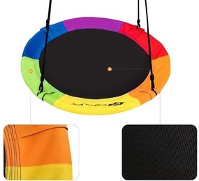 Huśtawka Ogrodowa Bocianie Gniazdo  L192 100cm Komfort i Zabawa dla Dzieci 3+