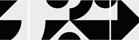 Obraz - Abstrakcja geometryczna N⁰1 (170x50 cm)
