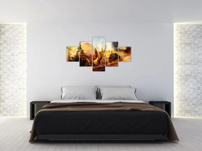 Obraz - Motyw szamana (125x70 cm)