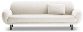 Biała sofa z materiału bouclé 208 cm Poppy – Micadoni