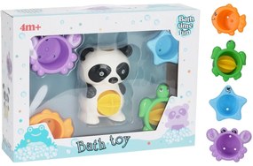 Zestaw zabawek do kąpieli Panda, 5 sztuk, od 4miesięcy